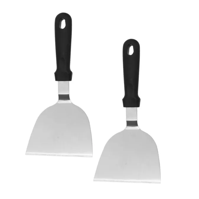 Roestvrijstalen Metalen Bakplaat Spatel Hamburger Schraper Pannenkoek Ideale per BBQ Grill_voghion.com