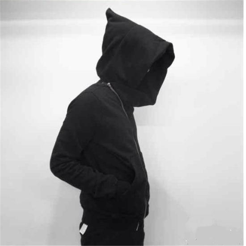 Nauji Ro Hoodies Vyriški užtrauktukai Cardigan Haruku juodi megztiniai hip hop swag Rick Casual megztinis Oversized Hoodies_voghion.com