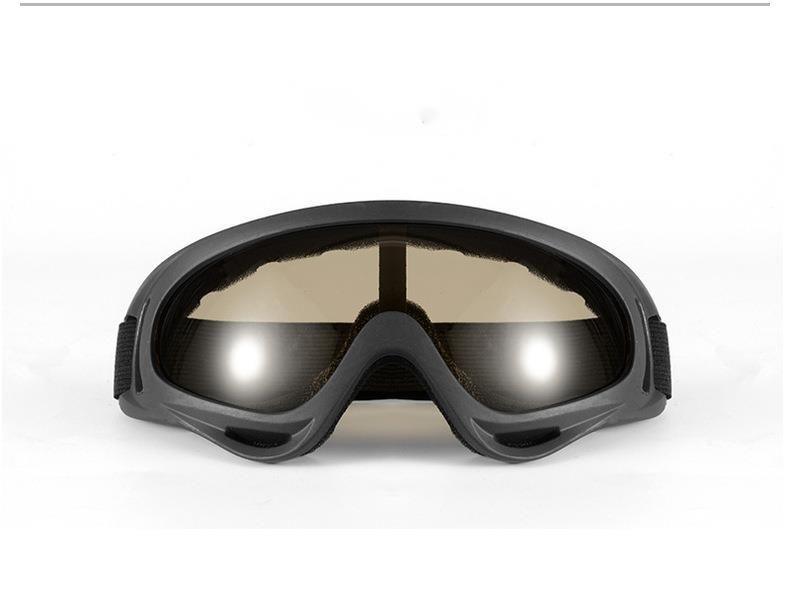 Outdoor Cycling X400 Goggles Motorcycle Windshield Sports Harley Tactical Windproof Mask_voghion.com