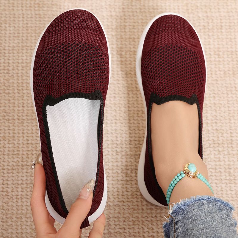Vielseitige, leichte Damenschuhe mit weicher Sohle, atmungsaktives Mesh für einen Fuß, gutes Gehen, Mama-Schuhe, Damenschuhe_voghion.com