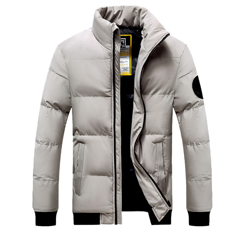 Spring An Autumn New Season Korean Eition Thick Silk Clothes Short Cotton Jackets Men's Wear Collarless Coat_voghion.com