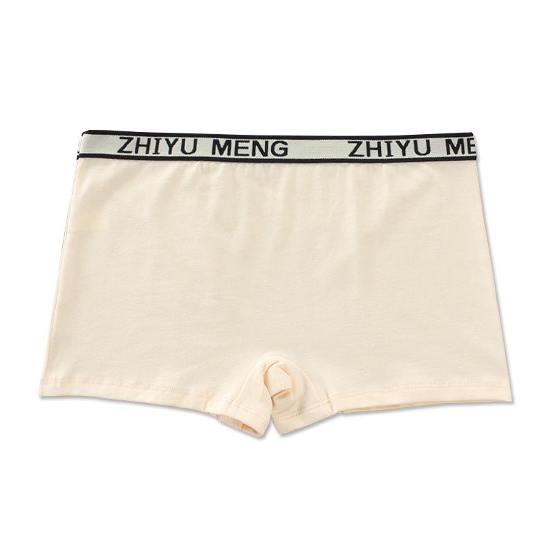 Boxershorts für Mädchen mit mittlerer Taille, einfarbig, für Schüler der Mittelstufe, Boxershorts für Schüler_voghion.com