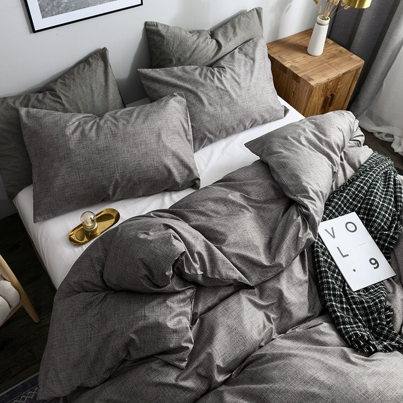 Set di biancheria da letto in fibra morbida, due/tre pezzi, copripiumino e set di biancheria da letto_voghion.com