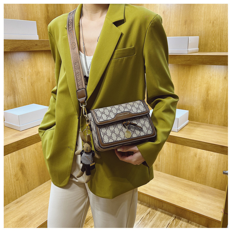 Borsa da donna a tracolla versatile di alta qualità autunno/inverno 2024 nuova moda a tracolla piccola quadrata alla moda Instagram_voghion.com