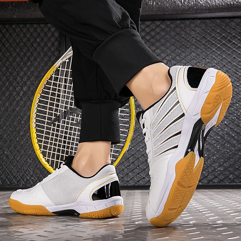 Badminton Shoes For Men And Women, Ultra-Light Breathable Non-Slip Shock-Absorbing Student Shoes, Professional Volleyball Training Shoes_voghion.com