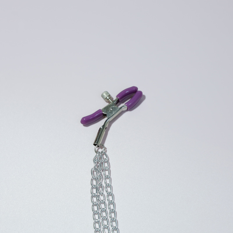 Nippel Brust weibliche Klammern mit Kette Clips Stimulator Flirt Brust Nippel Clips Bondage Bdsm Slave Wom_voghion.com
