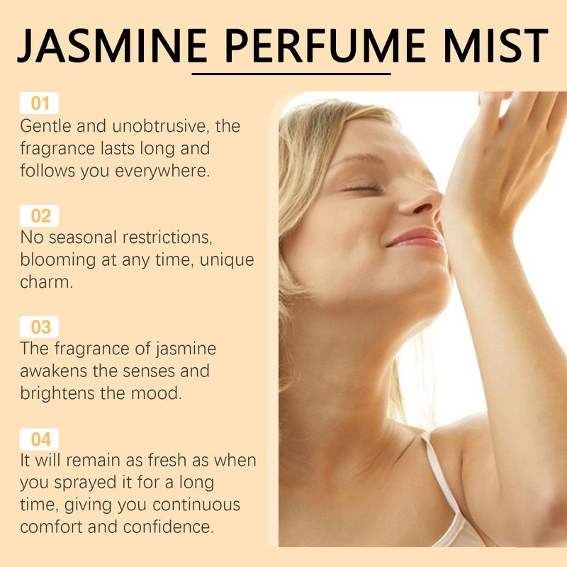 100 ml Parfümspray mit leichtem Jasminduft, brasilianischer Duft, lang anhaltendes Blumenaroma, Deodorant, Dating, charmantes Parfüm_voghion.com