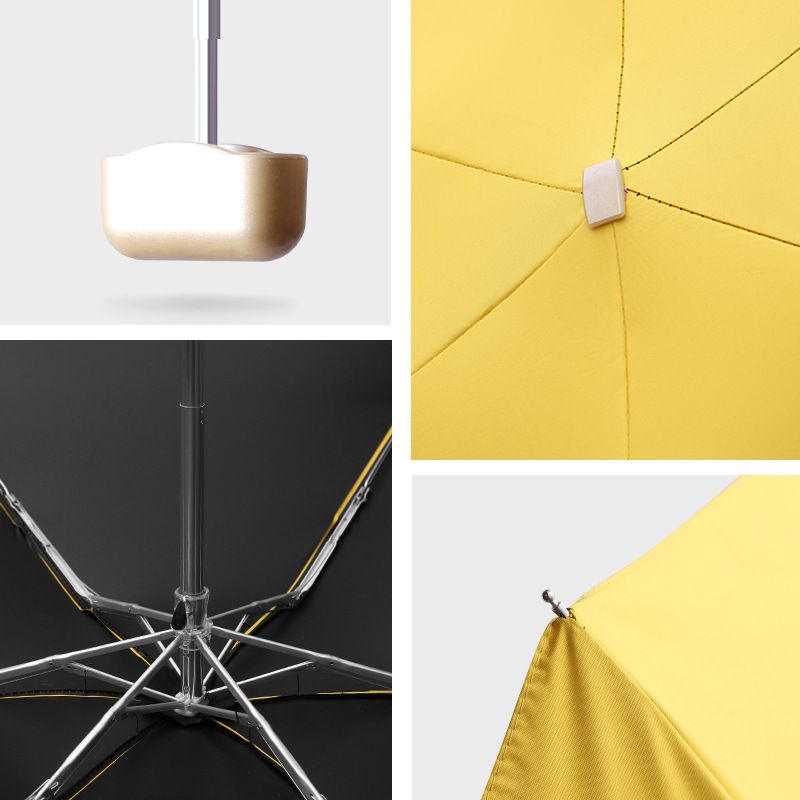 Capsule Parasol Sunscreen UV Protection Parasol Sunshine And Rain Small Portable Pocket Mini_voghion.com