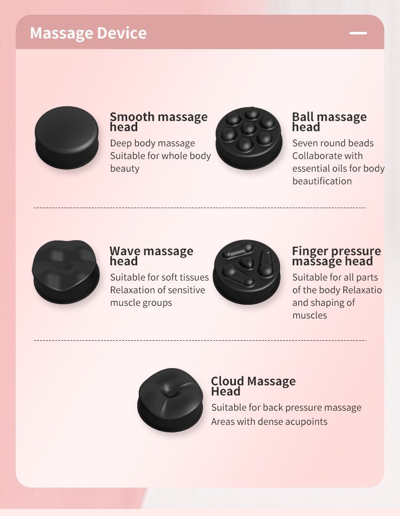 Handheld Wireless Massager, Fat Pushing Machine For Neck Waist Shoulder, Kneading Fascia Gun_voghion.com