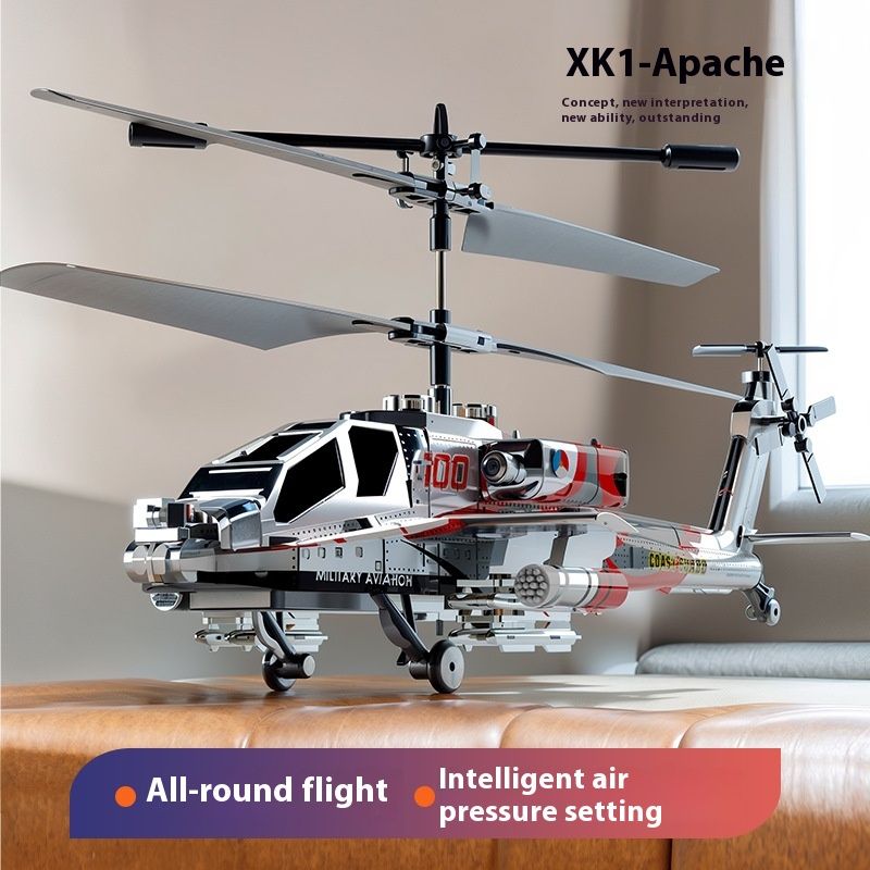 Fegyveres Apache 2.4G ötvözetből készült távirányítású helikopter gyerekeknek és fiúknak, esésálló repülőgép játék ajándék_voghion.com
