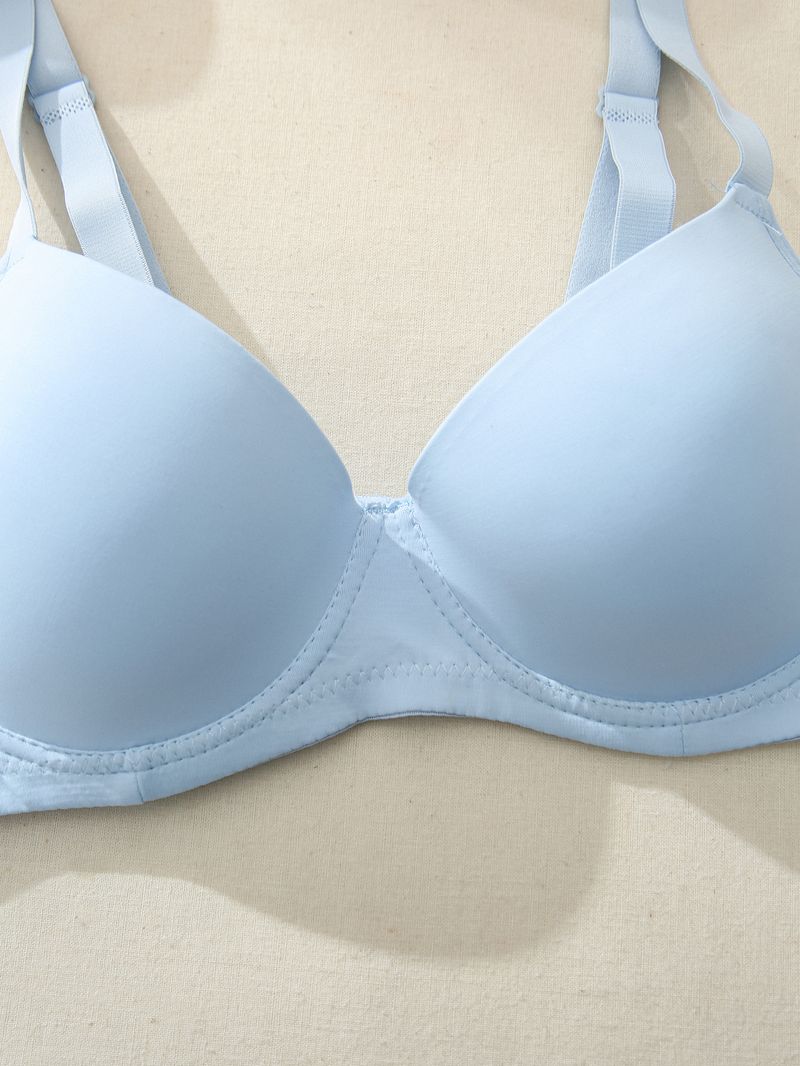 Seamless Comfort Women's Bra - Breathable 3/4 Cup Adjustable Underwire Support For Everyday Wear (Multiple Colors & Sizes)_voghion.com