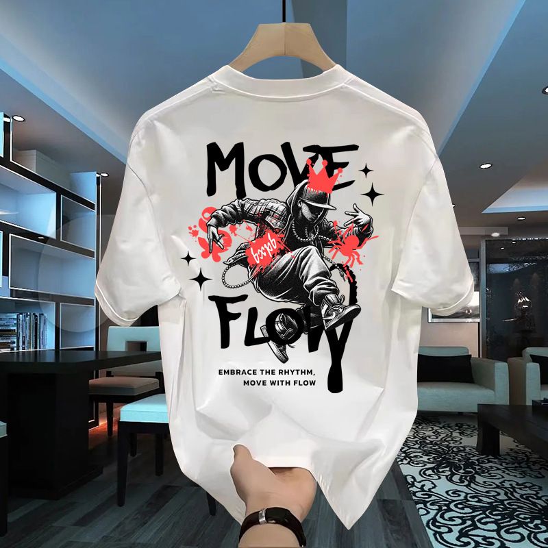 Helt ny sommer-T-shirt med korte ærmer og trendy tøj til mænd_voghion.com