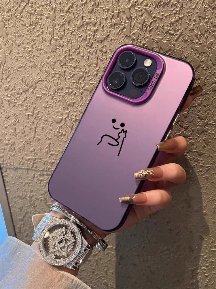 Custodia rigida antiurto alla moda compatibile con Xiaomi 14 Pro, argento, per telefono, 13, Note 12, opaca, nicchia_voghion.com