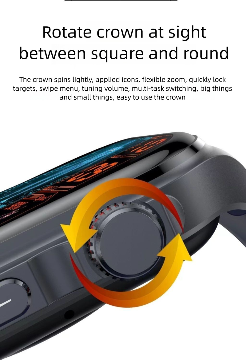 New Black Technology Smart Composition Watch Call Sports Monitoring Pressure Body Temperature Blood Oxygen Bluetooth_voghion.com