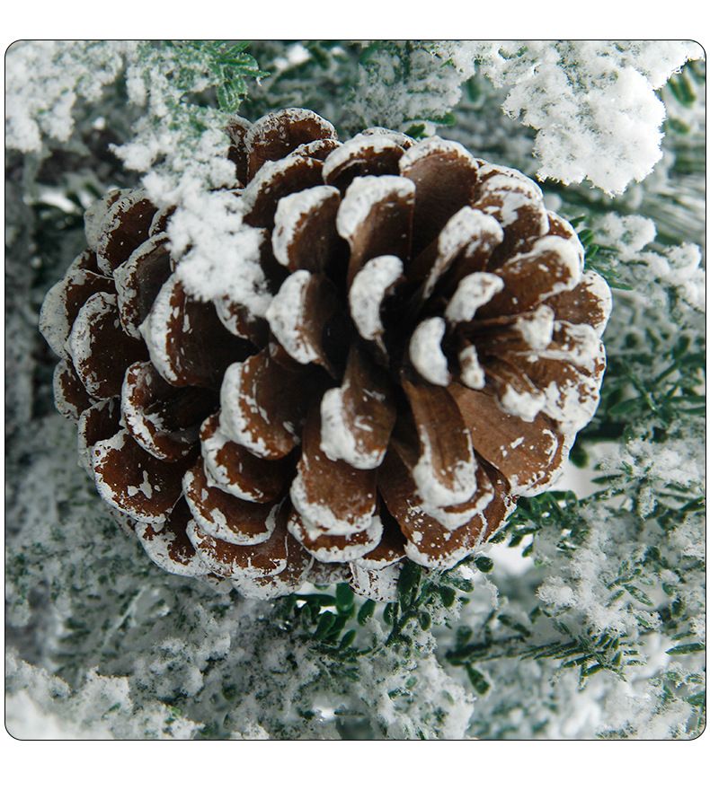 Natale Grande ago di pino grande PE pino frutto Neve Albero di Natale centro commerciale Natale Palla di Natale decorazione albero di simulazione_voghion.com