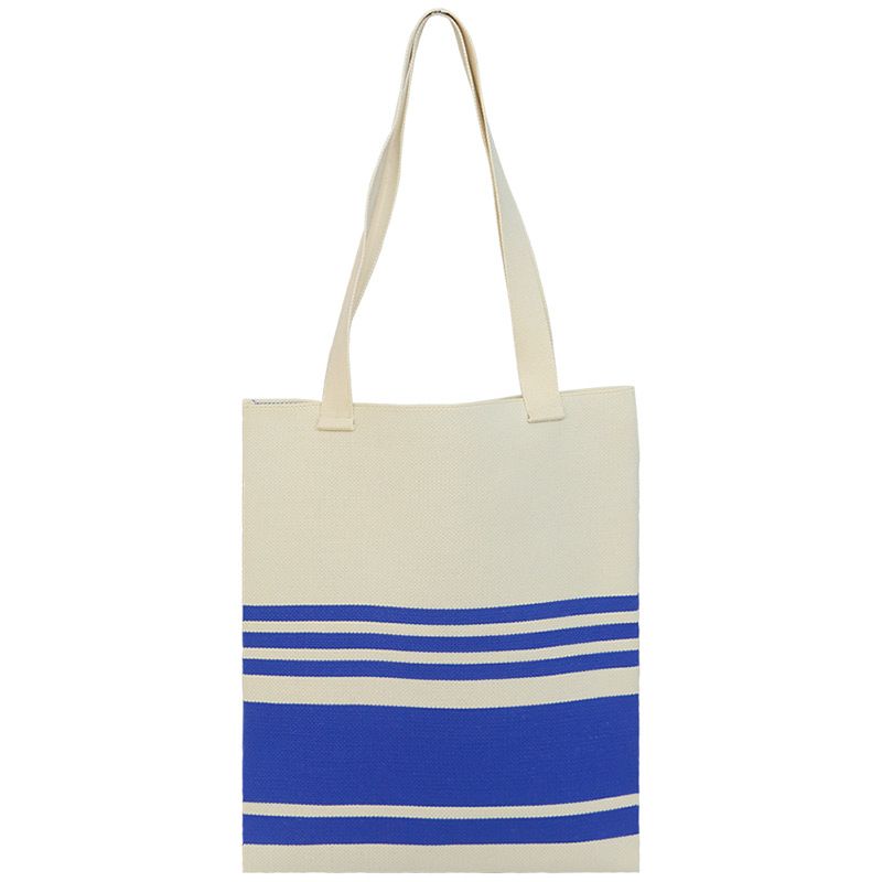 Borsa a mano semplice e spessa lavorata a maglia, versatile, borsa a tracolla grande e capiente_voghion.com