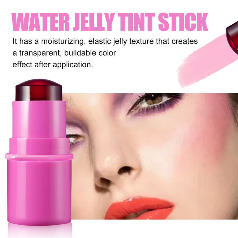 EELHOE Fruit Jelly Berry Stick, Colorful, Makeup Free, Moisturizing Lip Color powder blusher Dual purpose Stick_voghion.com