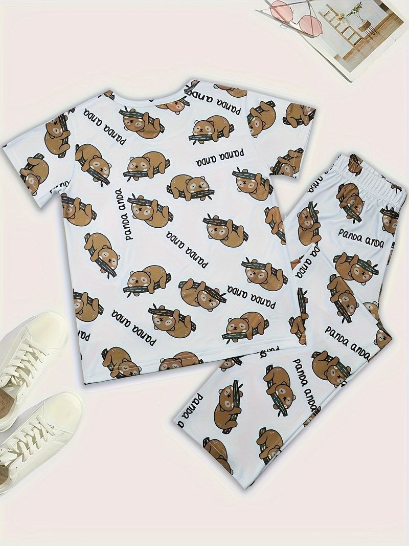 High Waist Belly Protection Spring And Autumn Style Boys And Girls Suits Children's Thin Breathable Air Conditioning Clothes Home Clothes_voghion.com