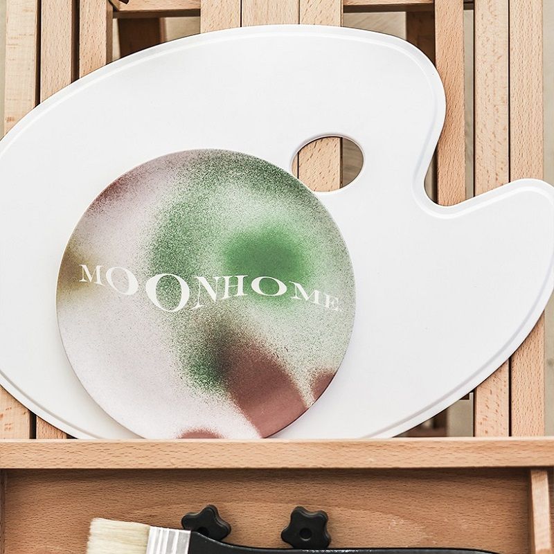 Vaisselle écologique en fibre de bambou résistante aux chutes, design de niche, assiette plate à fruits_voghion.com