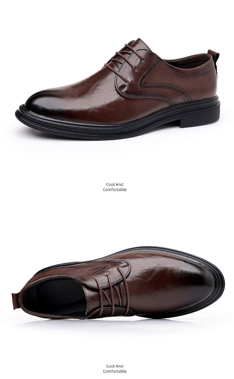 Leder leder business formale kleid beste mann schwarz casual hochzeit anzug atmungsaktiv England bräutigam herren schuhe_voghion.com