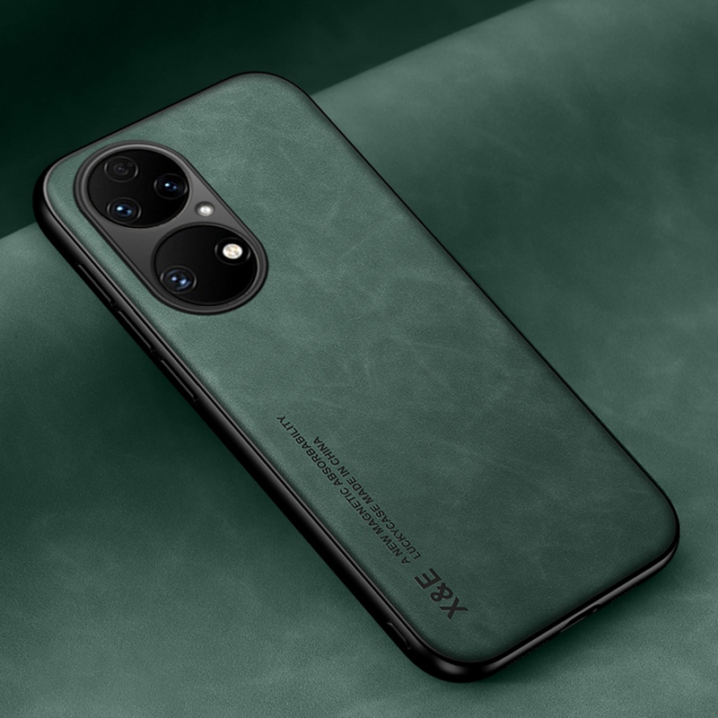 Lüks Deri Kılıf Için Huawei P50 P20 P30 Pro Kapak Silikon Koruma telefon kılıfı Için Huawei P30 P40 Lite 5G P40 Pro P_voghion.com