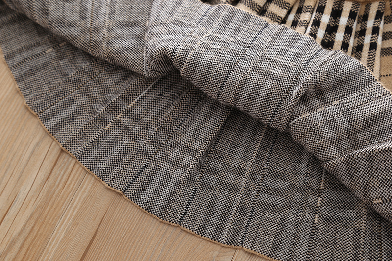 2023 neue kinder frauen Schatz Pullover Mädchen Gestrickte Bogen Rock Zwei Stück Set Modische_voghion.com