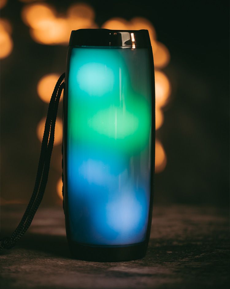 Bluetooth Audio Colorful Pulsating Led Bluetooth Speaker Creative Subwoofer Atmosphere Card Small Audio_voghion.com