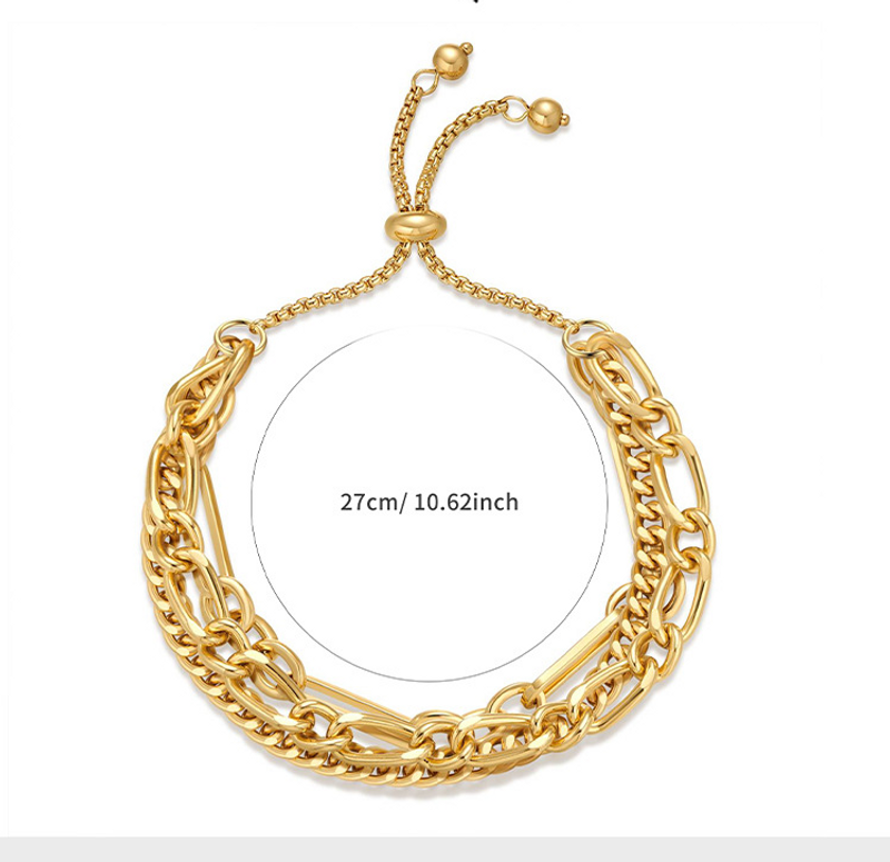 French Retro Light High End Adjustable Exaggerated Trendy Temperament Bracelet Niche Women's Jewelry_voghion.com