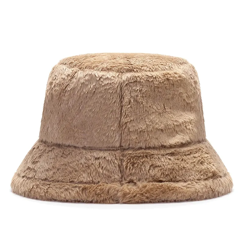 Nieuwe aankomsten Nieuwe herfst- en winterdames dikke warme huidvriendelijke zachte pluche luipaardprint emmerhoed_voghion.com