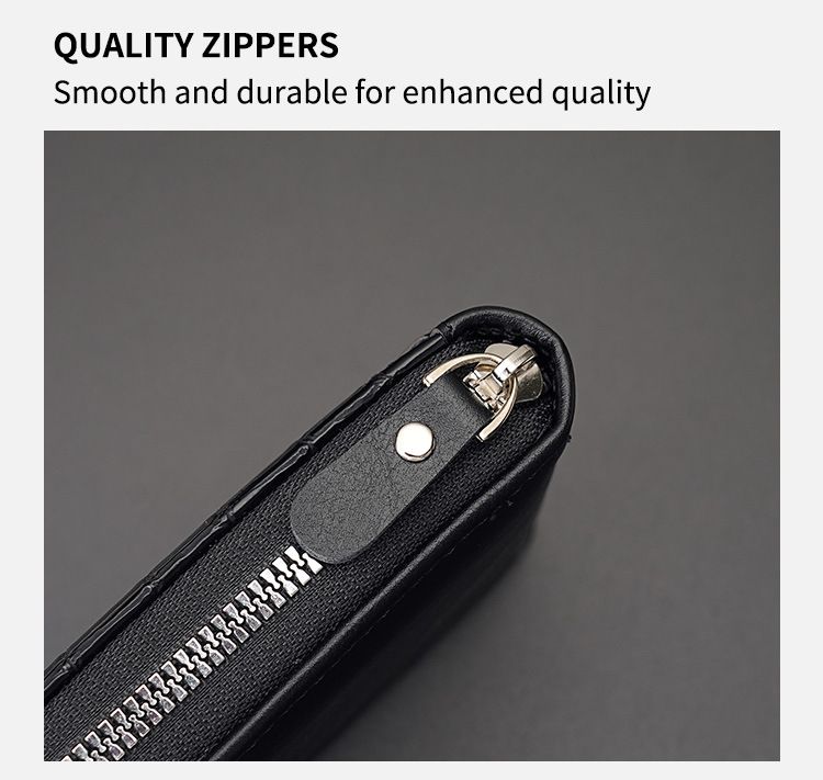 Men's Wallet Card Cases Wallet Men's Short Style Men's Retro Multi-function Anti-theft Swipe Clip Zipper Change_voghion.com