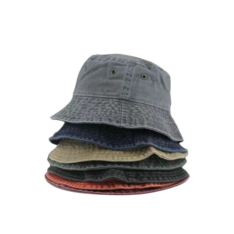Moda Moda Yıkanmış Kot Düz Vintage Kova Şapkalar Bayan Erkek İlkbahar Yaz Sonbahar Panama Balıkçı Şapka Şapka Kadınlar Erkekler İçin_voghion.com