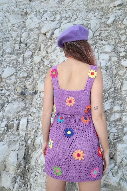 Set casual in lana all'uncinetto da donna_voghion.com