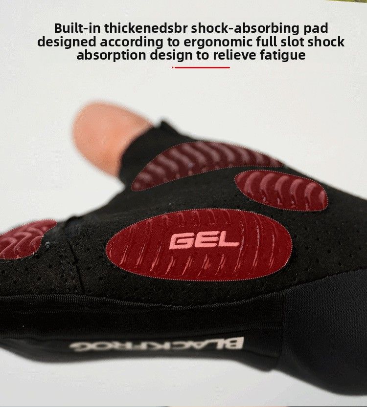 2025 Summer Cycling Half Finger Men And Women Breathable Shock Absorption Wear-Resistant Bicycle Fitness Outdoor Sports_voghion.com