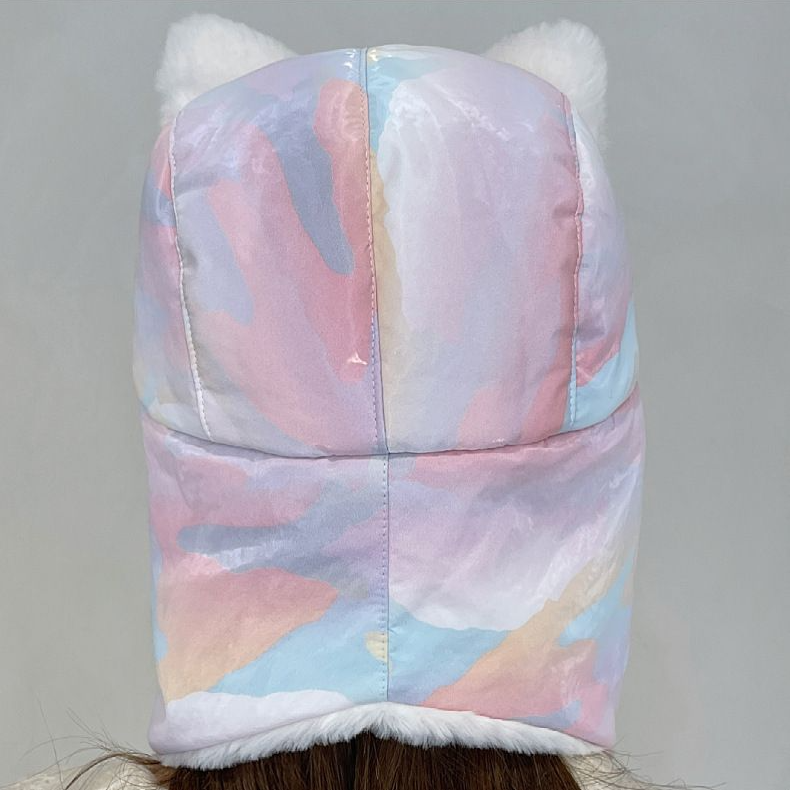 Lei Feng For Women Winter New Korean Version Thickened Fleece Outdoor Cycling Warmth Essential Windproof Coldproof_voghion.com