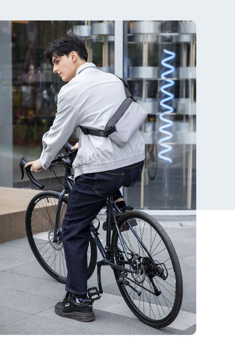 Lightweight Casual Crossbody Bag For Men & Women, Durable Oxford Fabric With Adjustable Strap, Streetwear Fashion Sling Backpack For Daily Use_voghion.com