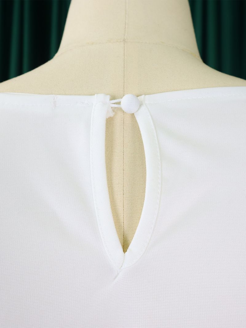 Blusa com estampa africana plus size - caimento solto e elegante, bainha irregular (moda feminina de verão, respirável e estilosa)_voghion.com