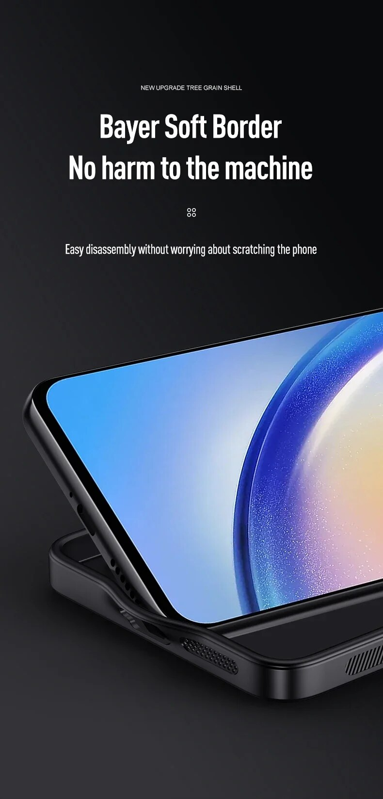 Modello in legno Lathr per Samsung Galaxy S24 S23 S22 S21 Plus Non 20 Protezione posteriore in silicone ultra antiurto_voghion.com