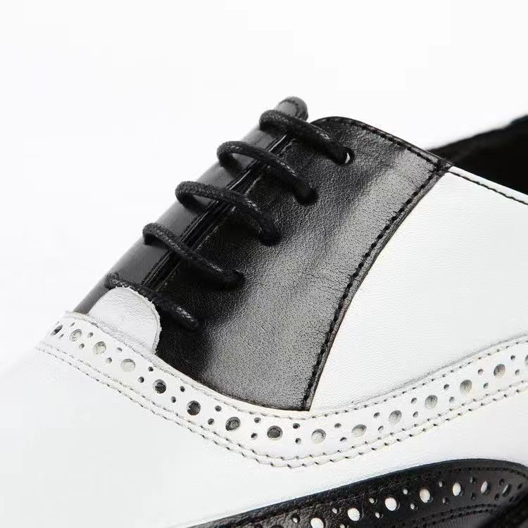 Vīriešu Brogue apavi Vīriešu Oksfordas formāli Brogue mežģīņu āda _voghion.com