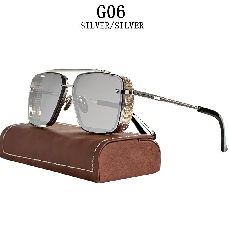 2023 Steampunk Per Gli Uomini Vintage Punk Occhiali Da Sole Donne Alla Moda Piazza Occhiali di Moda Luxe Gafas De Sol Hombre Zonnebril_voghion.com