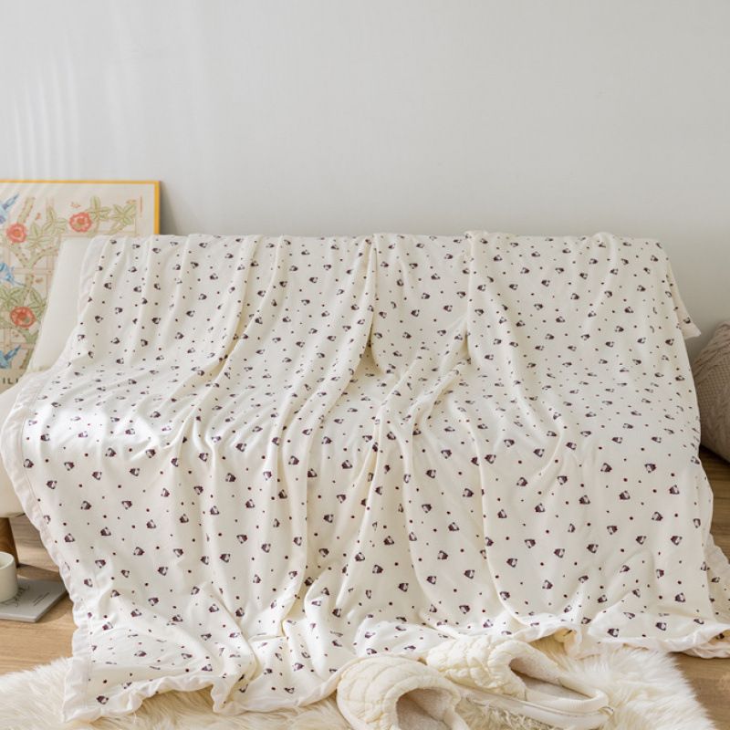 Nap-Printed Office Nap Shawl Belly-Covering Dormitory Air-Conditioned Light Blanket_voghion.com