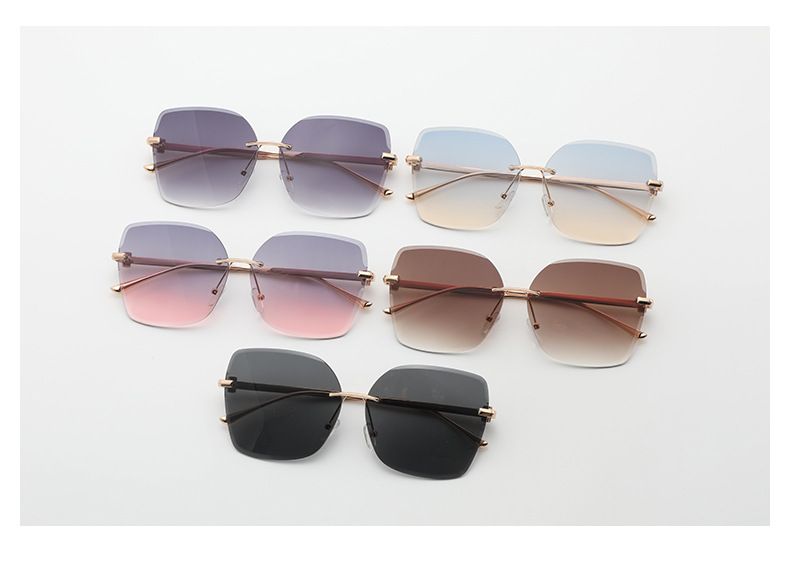 Neuheiten OULYLAN 2024 Frau Marke Designer Mode Sonnenbrillen Hohe Qualität Randlose Weibliche Brillen Sonnenbrille Brillen Damen_voghion.com