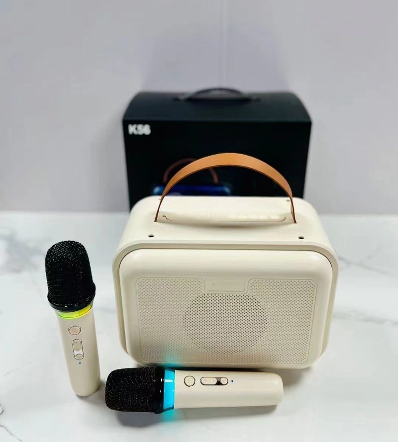 Nový stylový barevný venkovní přenosný mini bezdrátový mikrofon s Bluetooth K56_voghion.com