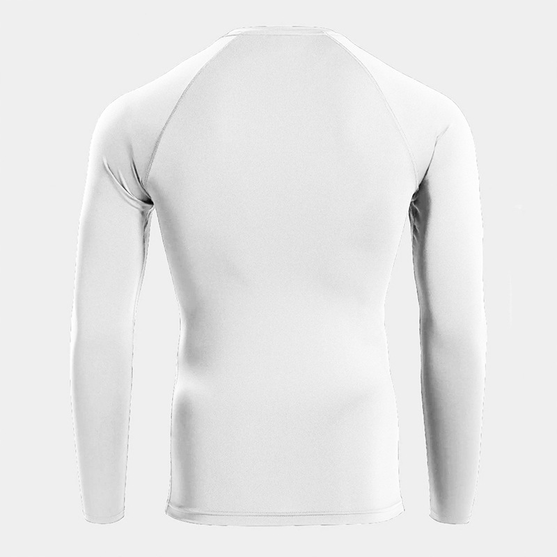 T-shirt fitness PRO attillata ad asciugatura rapida da uomo autunno sport all'aria aperta corsa allenamento maglia elastica a maniche lunghe basket_voghion.com