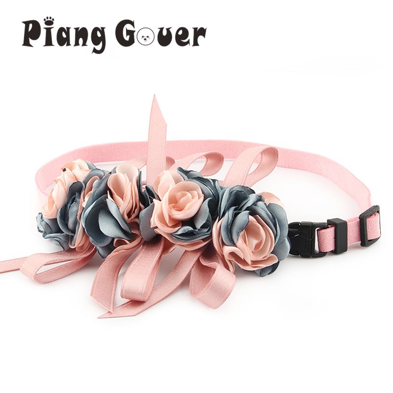 Floral Collar For Dogs Piang Gouer XS/S/M/L_voghion.com