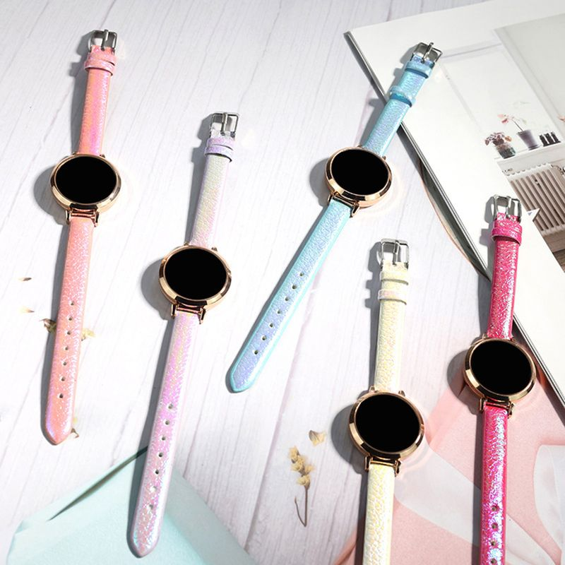 Xinweiqing Multifunctional Life Display Fashionable Women Round LED Digital Watch for Daily Wear_voghion.com