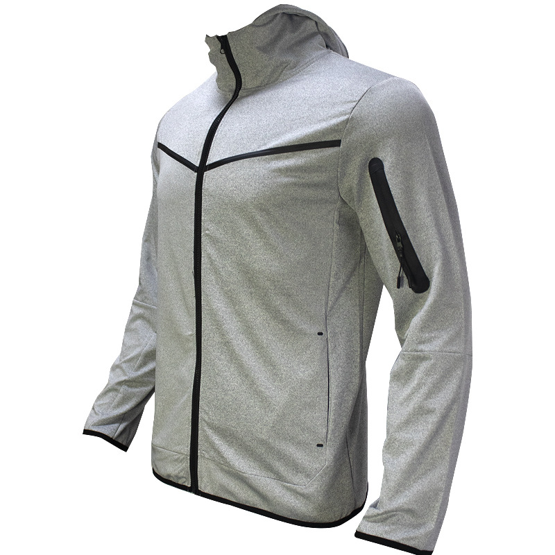 Männer Herbst Casual Wear Europäische Waren Mit Kapuze Zipper Pullover Sport Set Männer_voghion.com