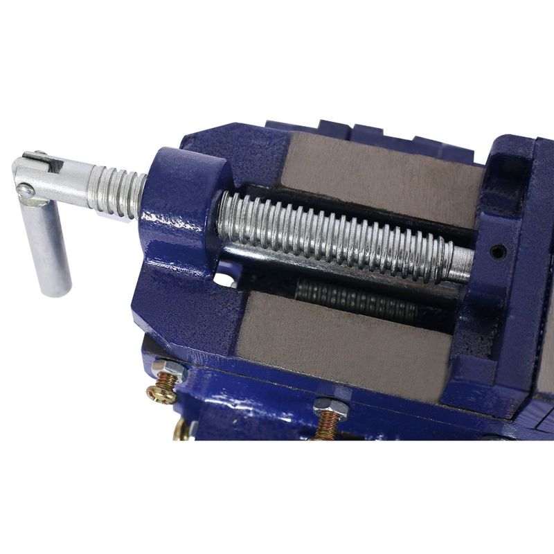 Press Metal 2 Milling Benchtop Press Vise 3inch Way Machine Wood Cross Clamp Vise Working Slide Drill XY Drill_voghion.com
