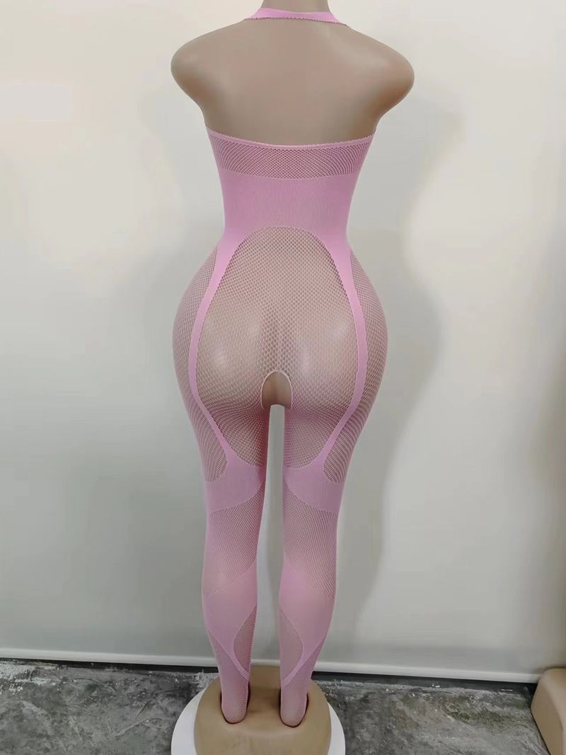 Body in rete da donna Body in rete con glitter erotici_voghion.com