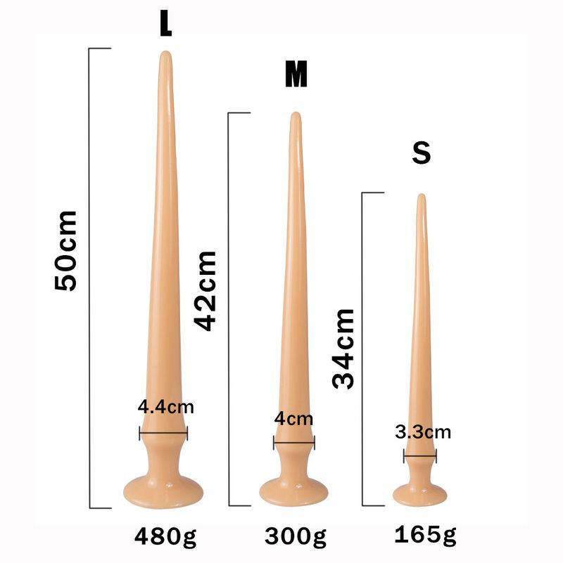 LuvBox AD441 Frusta di maiale extra lunga con estensione della coda, inserimento profondo, masturbazione anale SM, dildo, prodotti per adulti_voghion.com