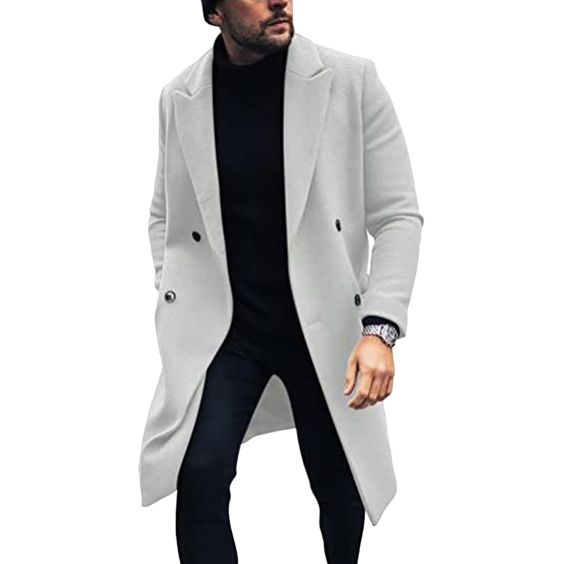 New 2023 Wool For Men Thickened Outerwear Best-Selling Woolen Trench Coat_voghion.com